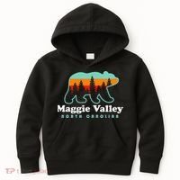 Maggie Valley North Carolina Mountain Town Vacation Kids Hoodie thumb 0