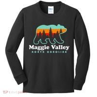 Maggie Valley North Carolina Mountain Town Vacation Kids Long Sleeve Shirt thumb 0