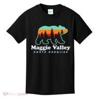 Maggie Valley North Carolina Mountain Town Vacation Kids T-Shirt thumb 0
