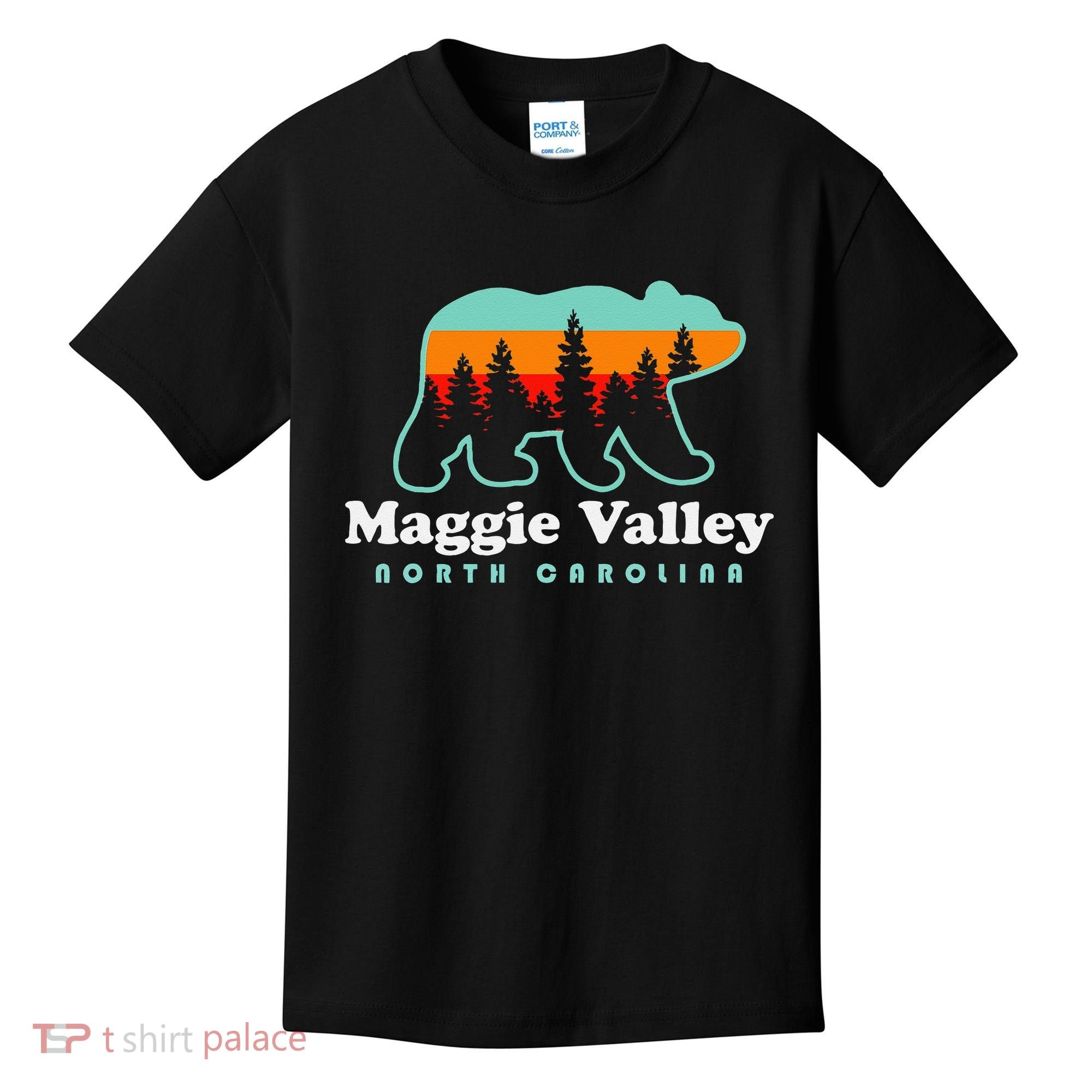 Maggie Valley North Carolina Mountain Town Vacation Kids T-Shirt