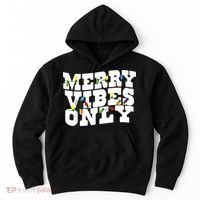 Merry Vibes Only Christmas Light Hoodie thumb 0
