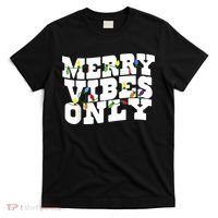 Merry Vibes Only Christmas Light T-Shirt thumb 0