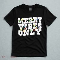 Merry Vibes Only Christmas Light T-Shirt thumb 5