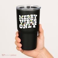 Merry Vibes Only Christmas Light Tumbler thumb 2