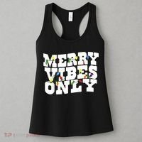 Merry Vibes Only Christmas Light Women's Tank Top thumb 3