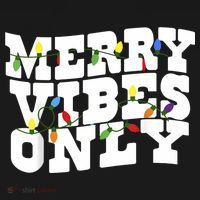 Merry Vibes Only Christmas Light Toddler T-Shirt thumb 4