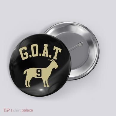  MVP Goat 9 Football  Button