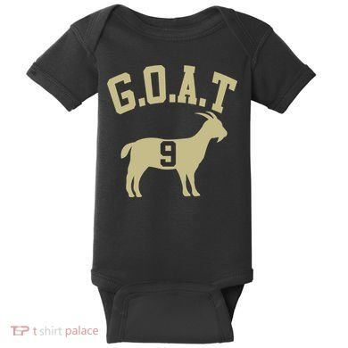  MVP Goat 9 Football  Baby Bodysuit