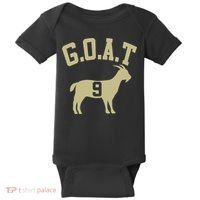  MVP Goat 9 Football  Baby Bodysuit thumb 0