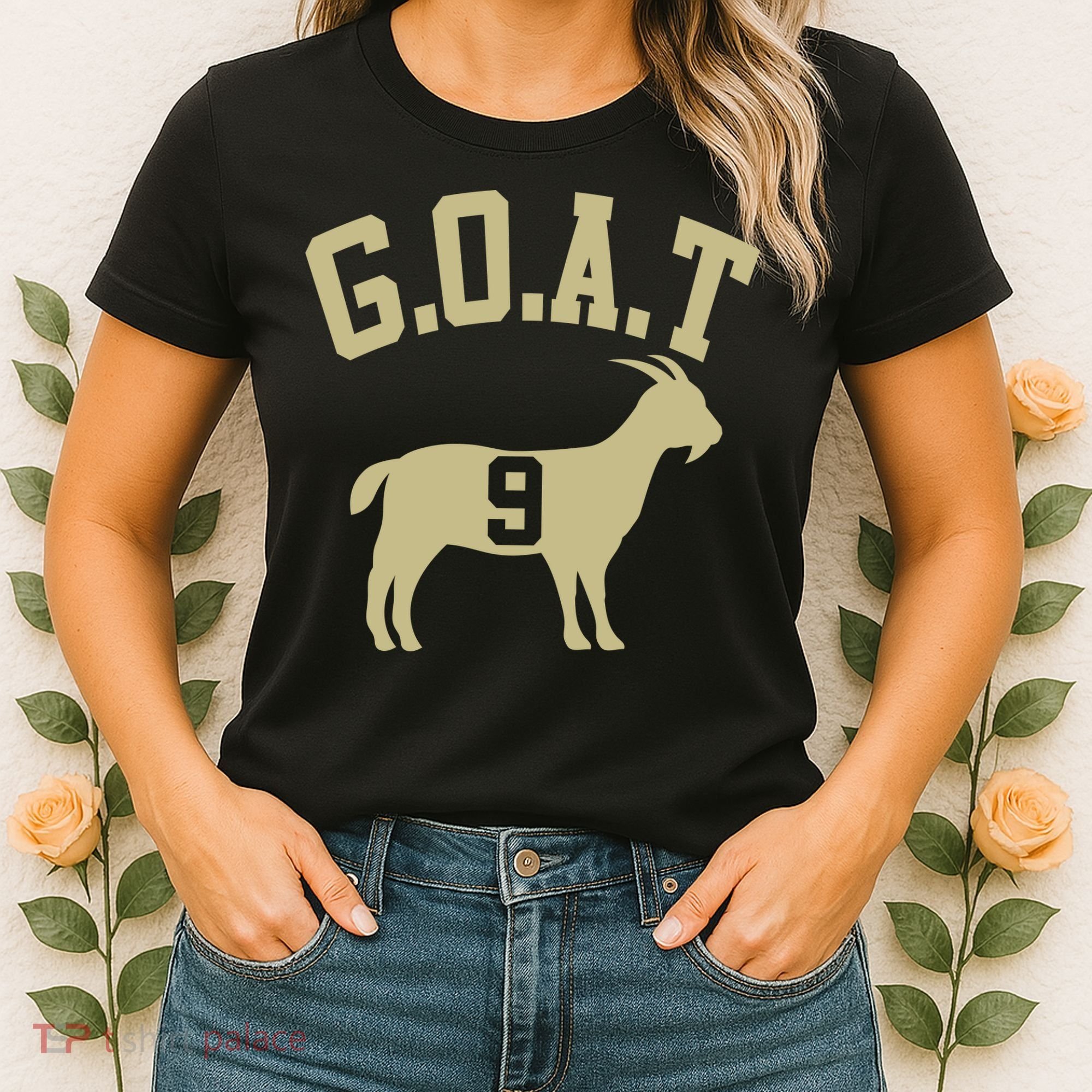  MVP Goat 9 Football  Women's T-Shirt