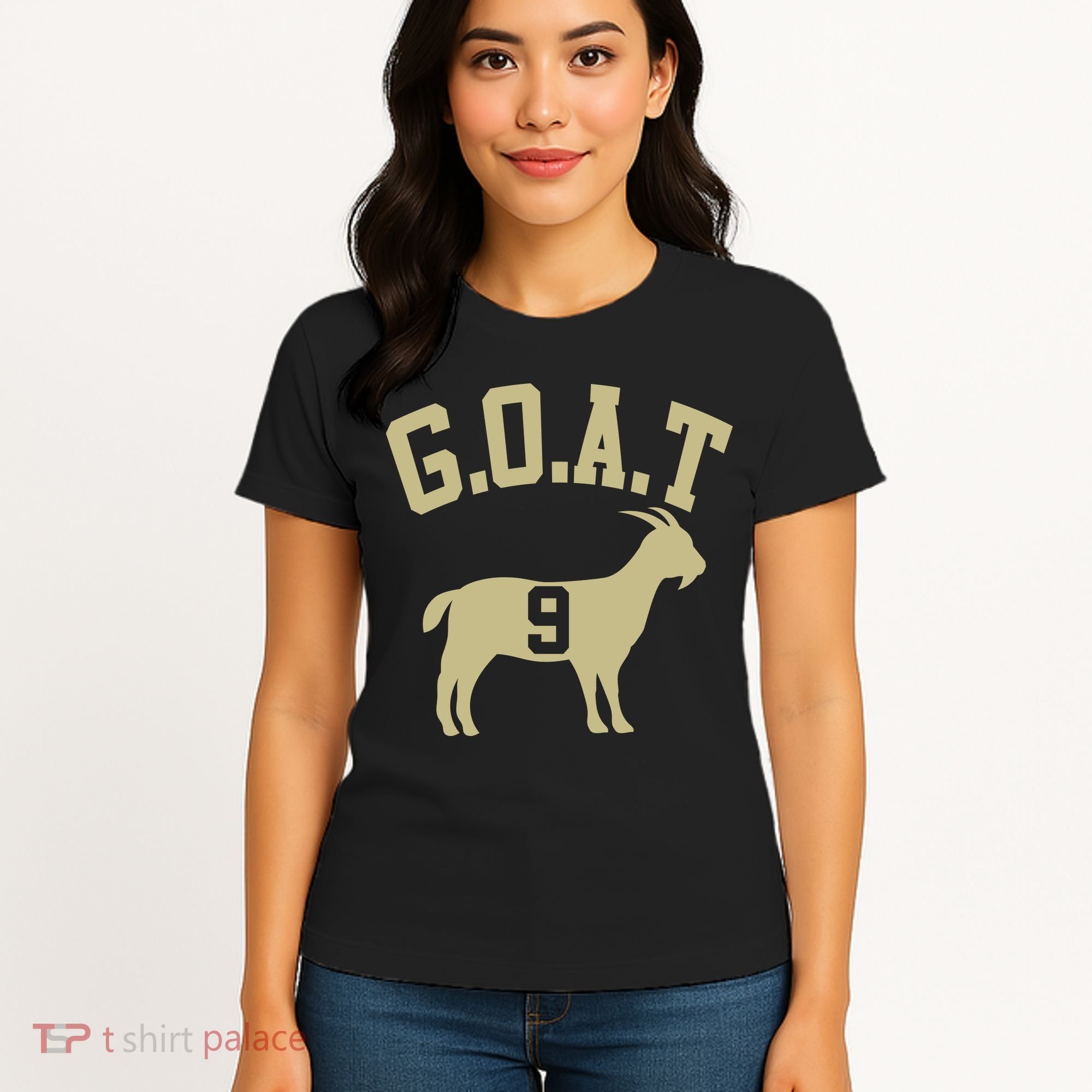  MVP Goat 9 Football  Women's T-Shirt