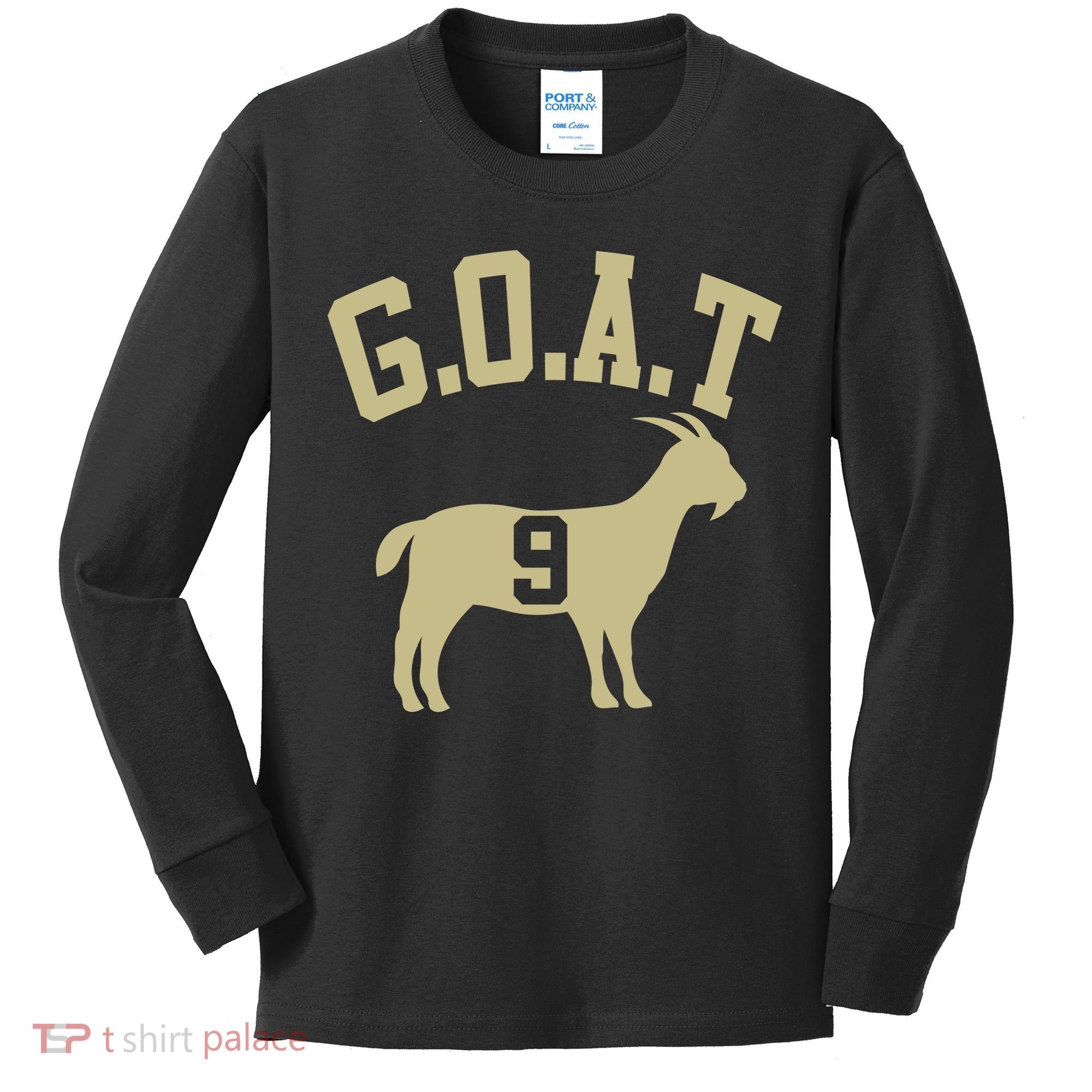 MVP Goat 9 Football  Kids Long Sleeve Shirt