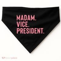 Madam Vice President Gift USA-Made Doggie Bandana thumb 0
