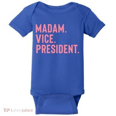 Madam Vice President Gift Baby Bodysuit
