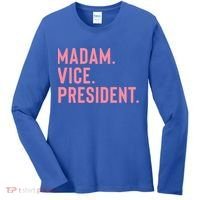 Madam Vice President Gift Women's Long Sleeve Shirt thumb 0
