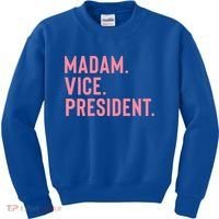 Madam Vice President Gift Kids Sweatshirt thumb 0