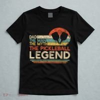Men Vintage Pickleball Dad The Man The Myth The Legend T-Shirt thumb 5