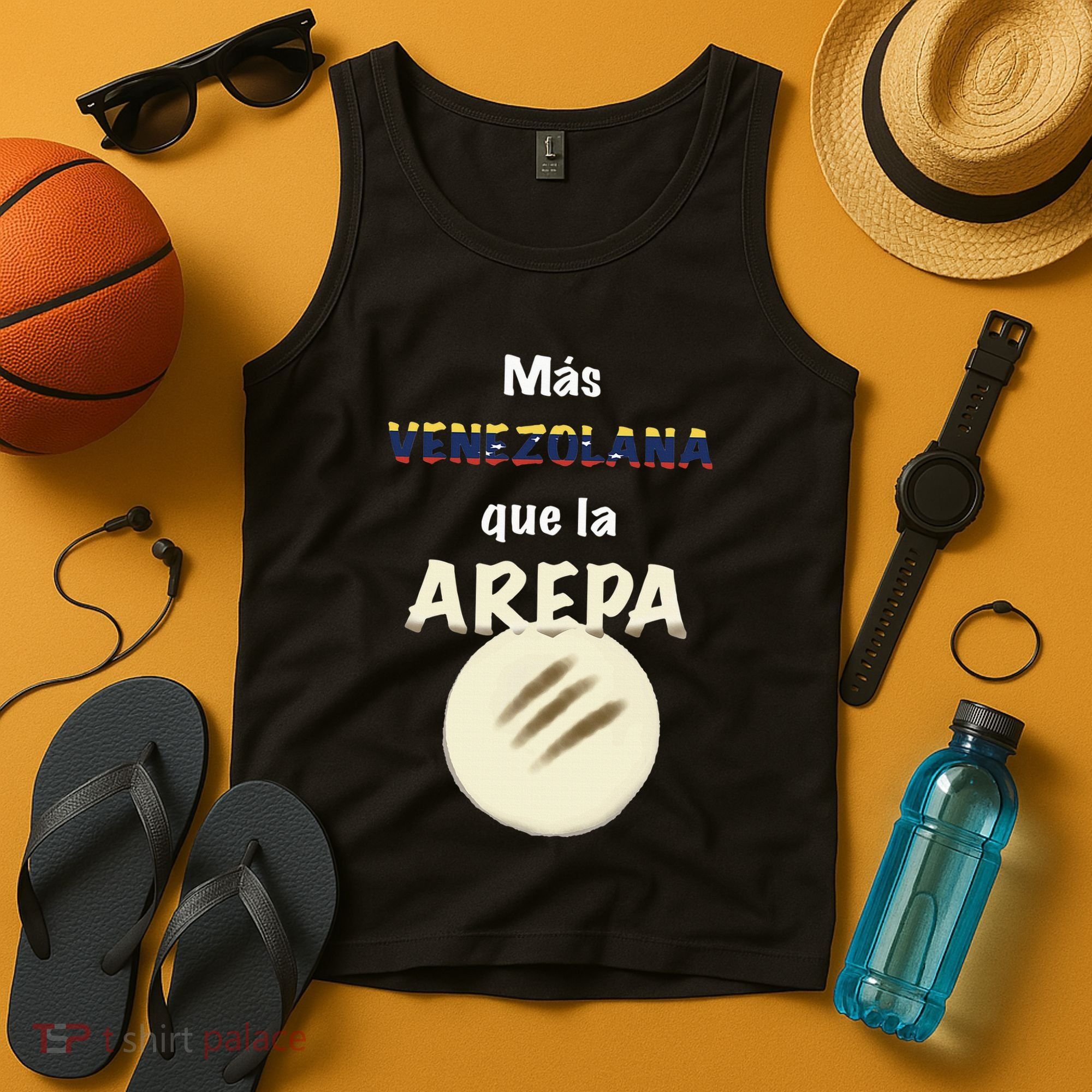 Mas Venezolana Que La Arepa Venezuelan Tank Top