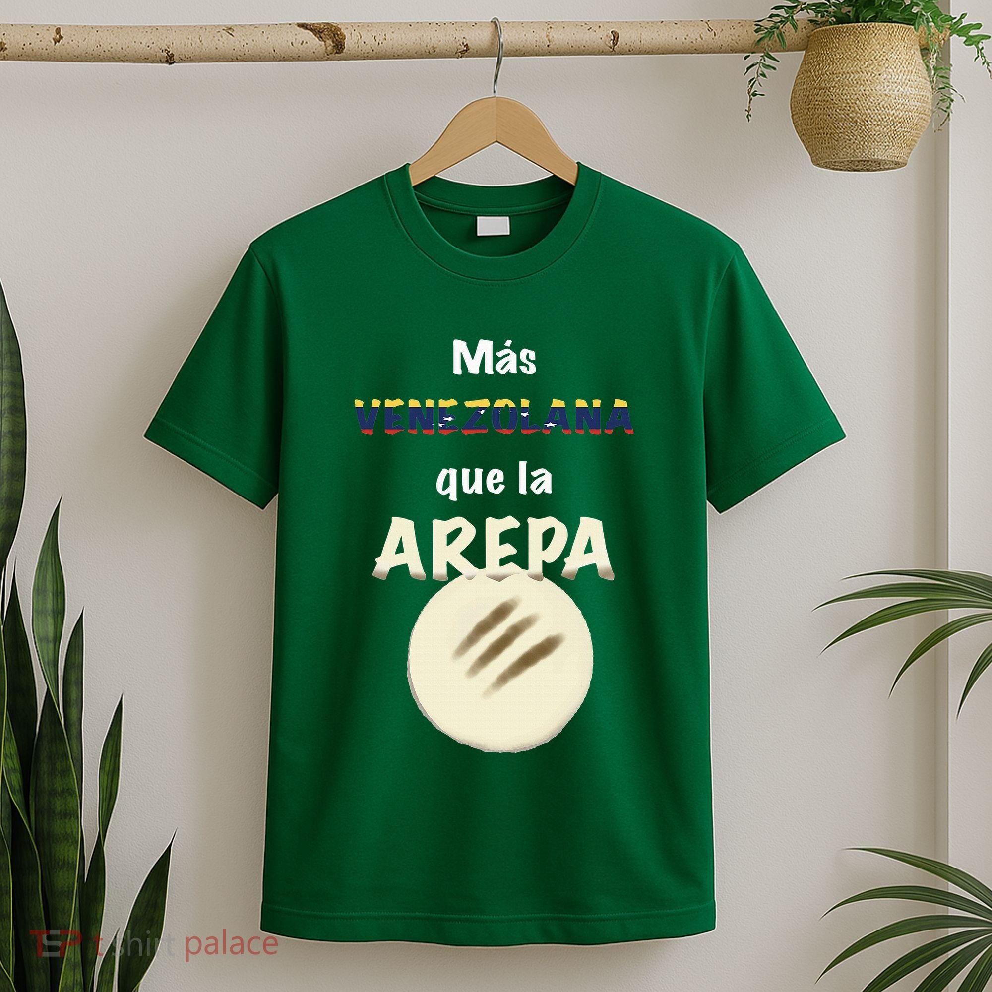 Mas Venezolana Que La Arepa Venezuelan T-Shirt