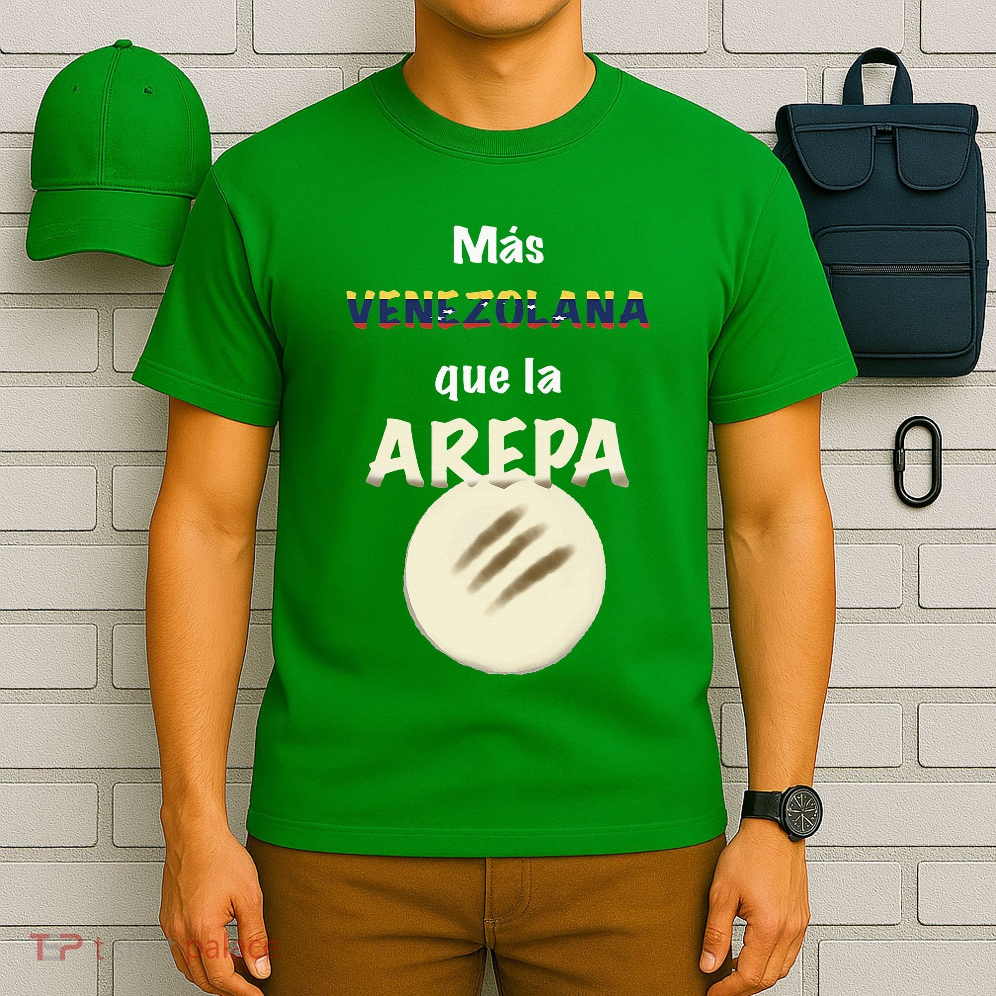 Mas Venezolana Que La Arepa Venezuelan T-Shirt