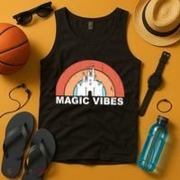 Magic Vibes Retro Tank Top thumb 4