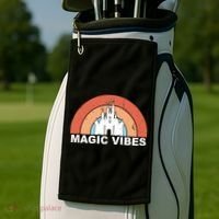 Magic Vibes Retro Golf Towel thumb 2