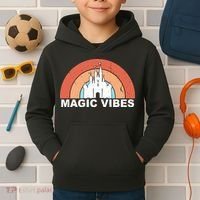 Magic Vibes Retro Kids Hoodie thumb 2