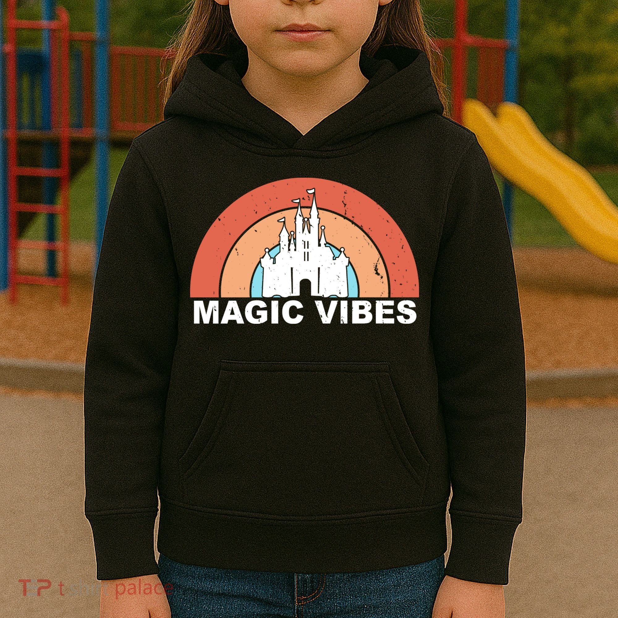 Magic Vibes Retro Kids Hoodie