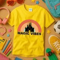Magic Vibes Retro Kids T-Shirt thumb 3