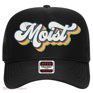 Moist Vintage Retro 80s Funny Sarcastic Moist Hat
