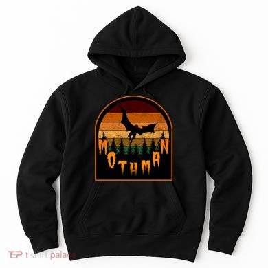 Mothman Vintage Retro Hoodie