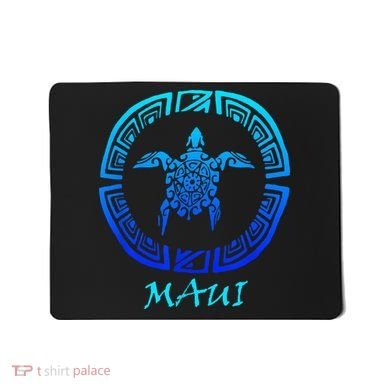 Maui Vintage Retro Tribal Sea Turtle Throwback Mousepad