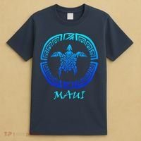 Maui Vintage Retro Tribal Sea Turtle Throwback T-Shirt thumb 4