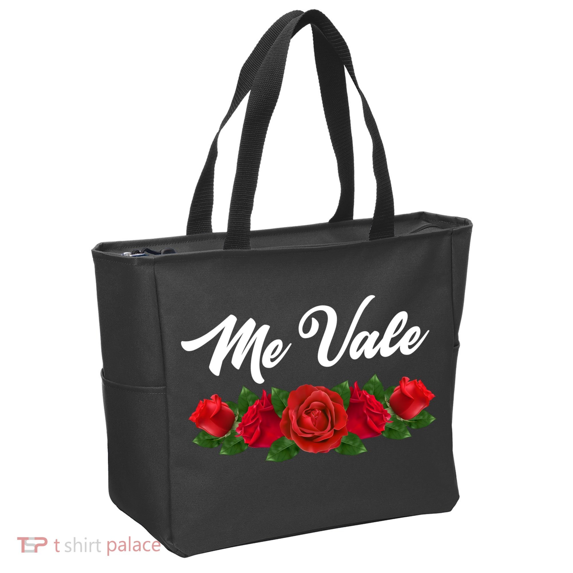 Me Vale Roses Mexican Tote Bag