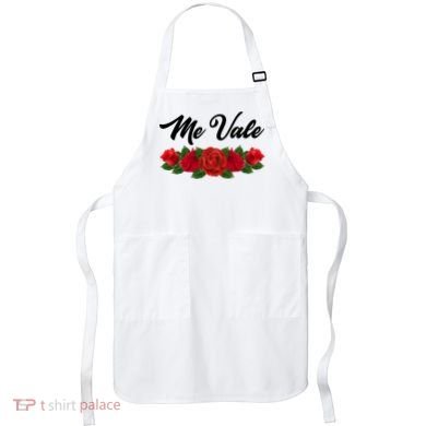 Me Vale Roses Mexican Apron