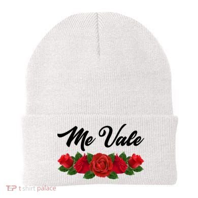 Me Vale Roses Mexican Beanie