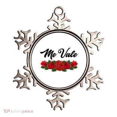 Me Vale Roses Mexican Ornament
