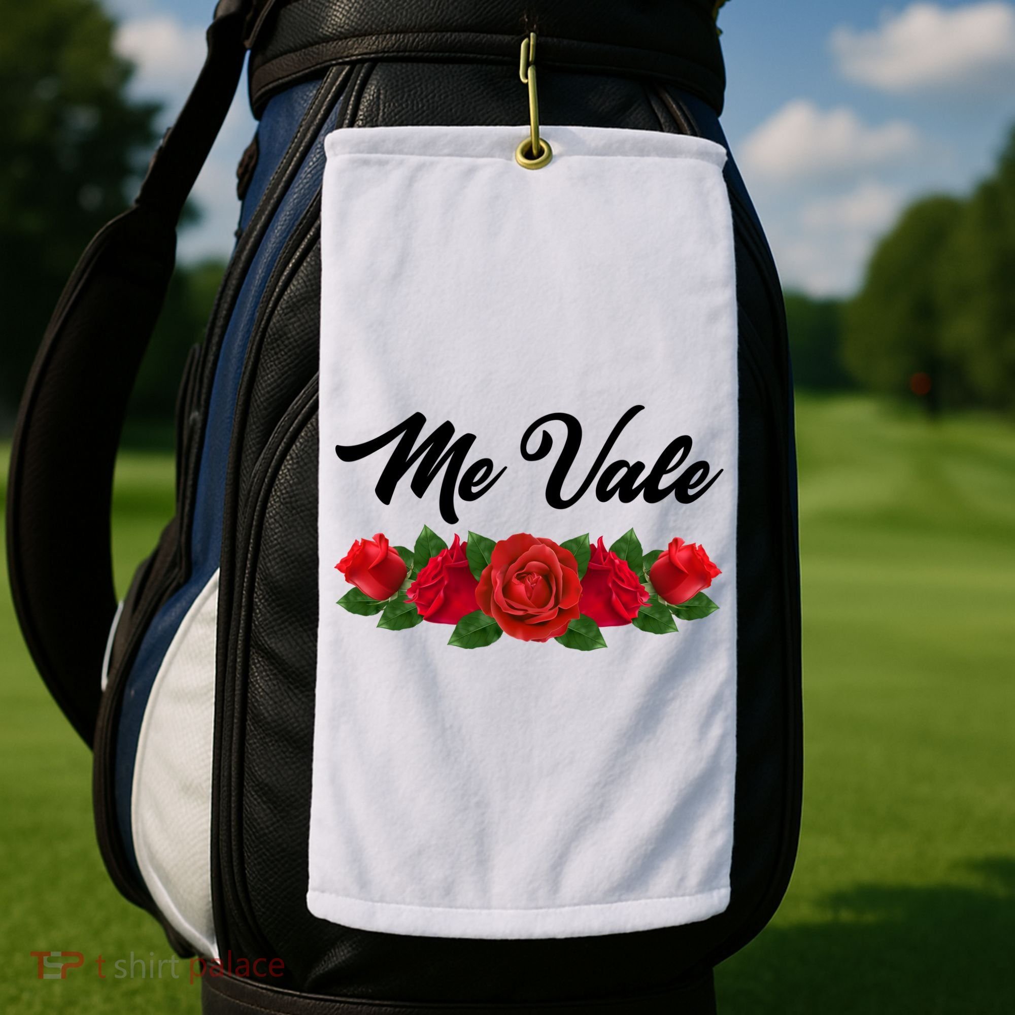 Me Vale Roses Mexican Golf Towel