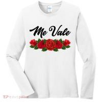 Me Vale Roses Mexican Women's Long Sleeve Shirt thumb 0