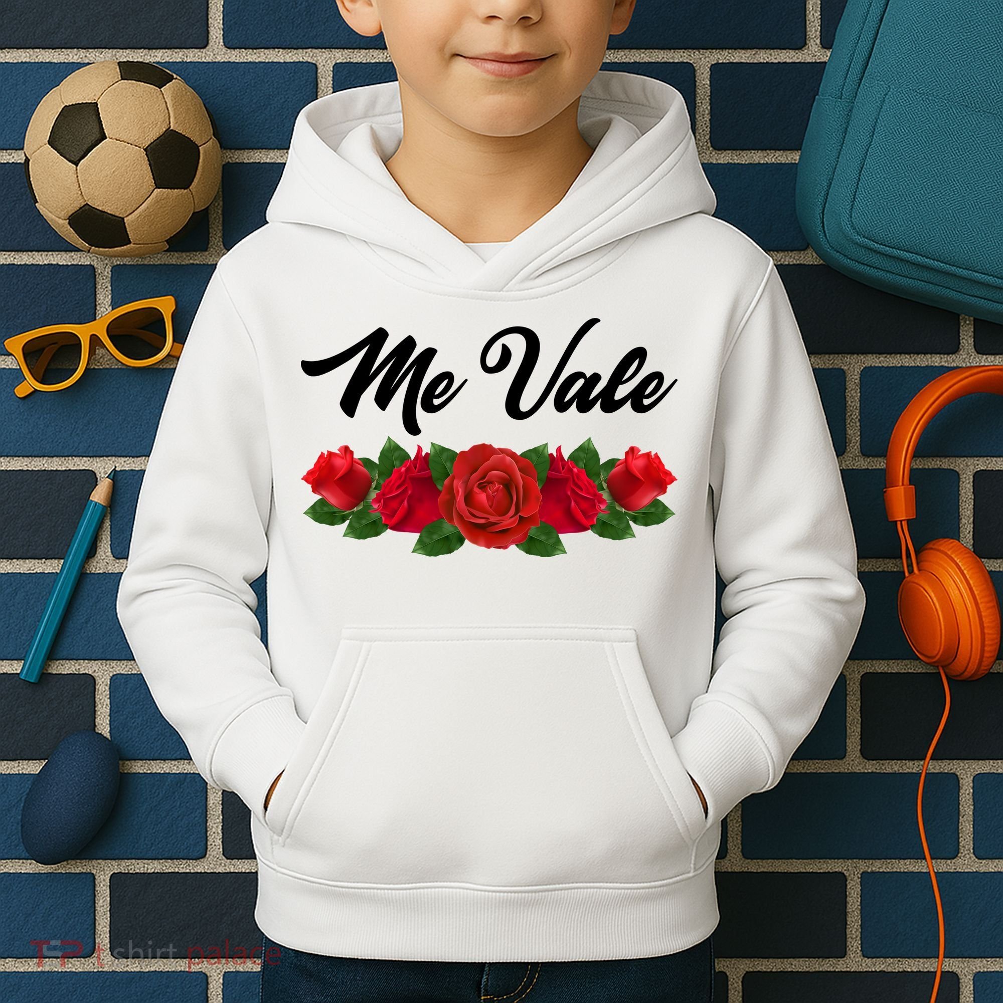 Me Vale Roses Mexican Kids Hoodie