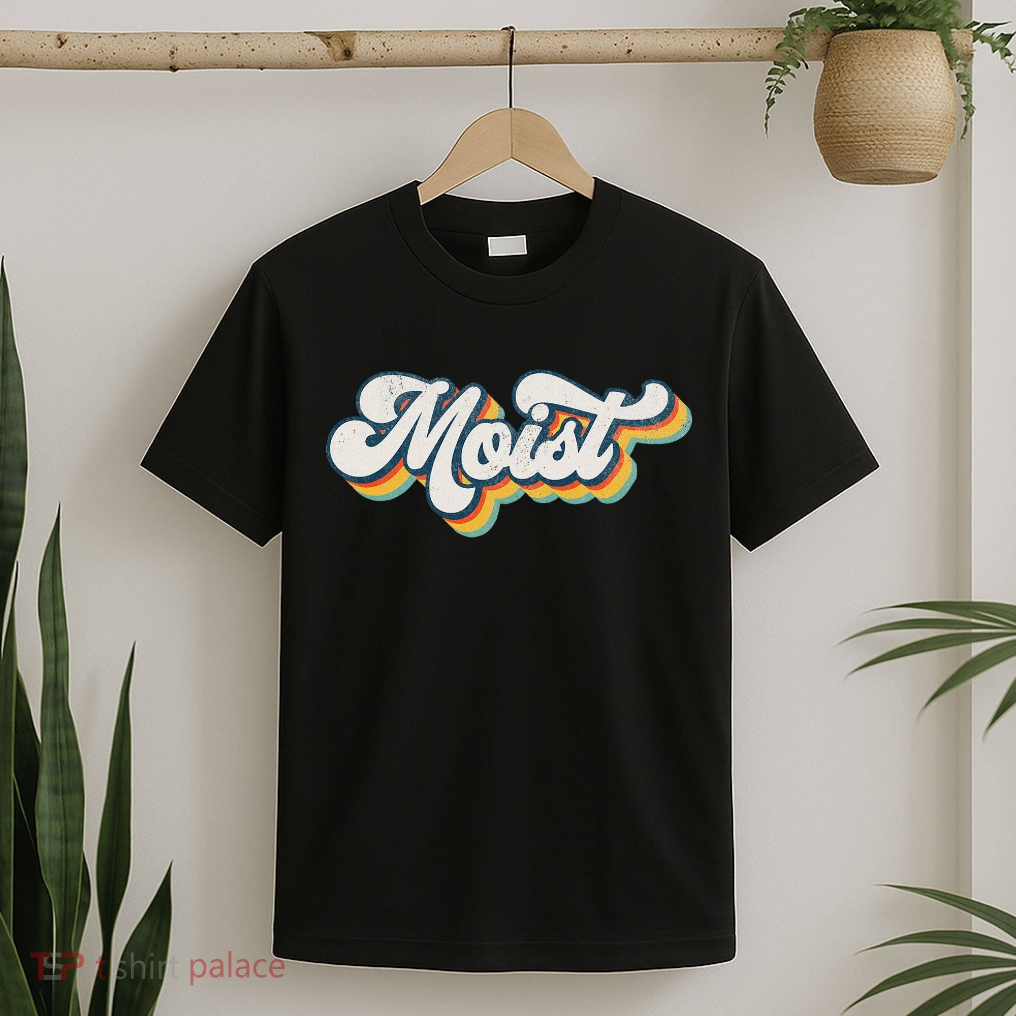 Moist Vintage Retro 80s Funny Sarcastic Moist T-Shirt