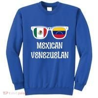 Mexican Venezuelan Sunglasses Mexico Flag Venezuela Flag Funny Gift Sweatshirt thumb 0