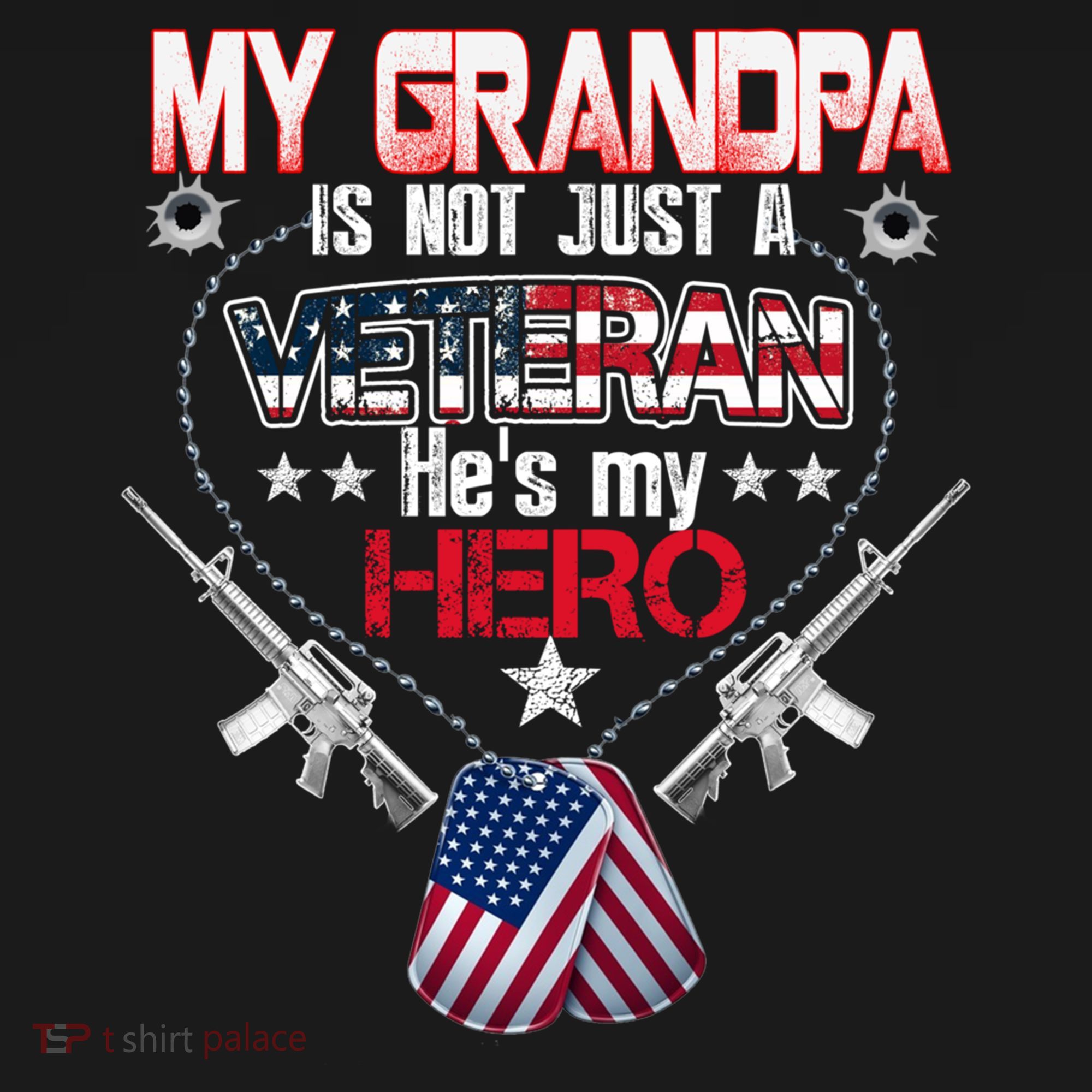 Military Veteran Support My Grandpa Us Veteran My Hero Gift Women's Hoodie