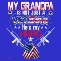 Military Veteran Support My Grandpa Us Veteran My Hero Gift Apron thumb 3
