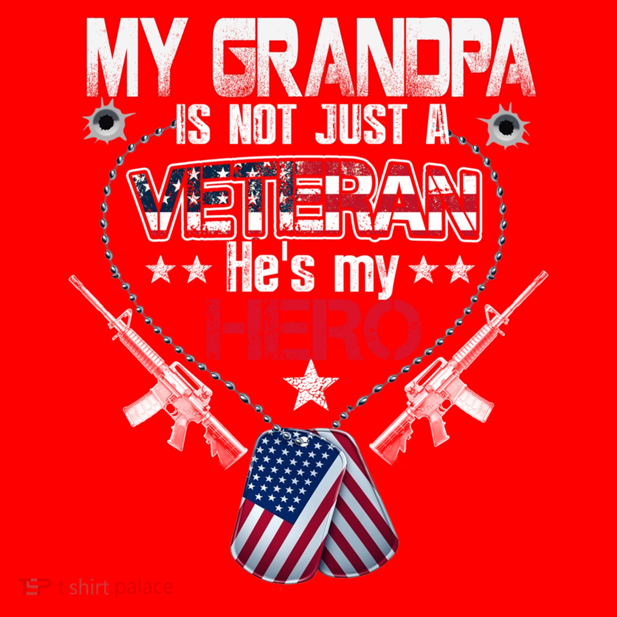 Military Veteran Support My Grandpa Us Veteran My Hero Gift Santa Hat