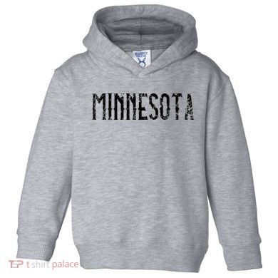 Minnesota Vintage Script MN Toddler Hoodie