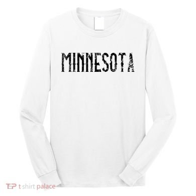 Minnesota Vintage Script MN Long Sleeve Shirt