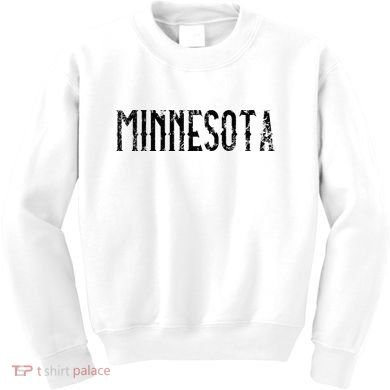 Minnesota Vintage Script MN Kids Sweatshirt