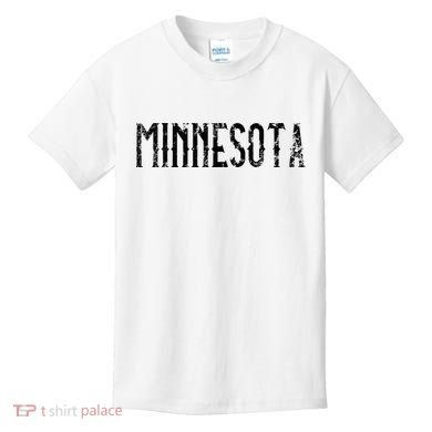 Minnesota Vintage Script MN Kids T-Shirt