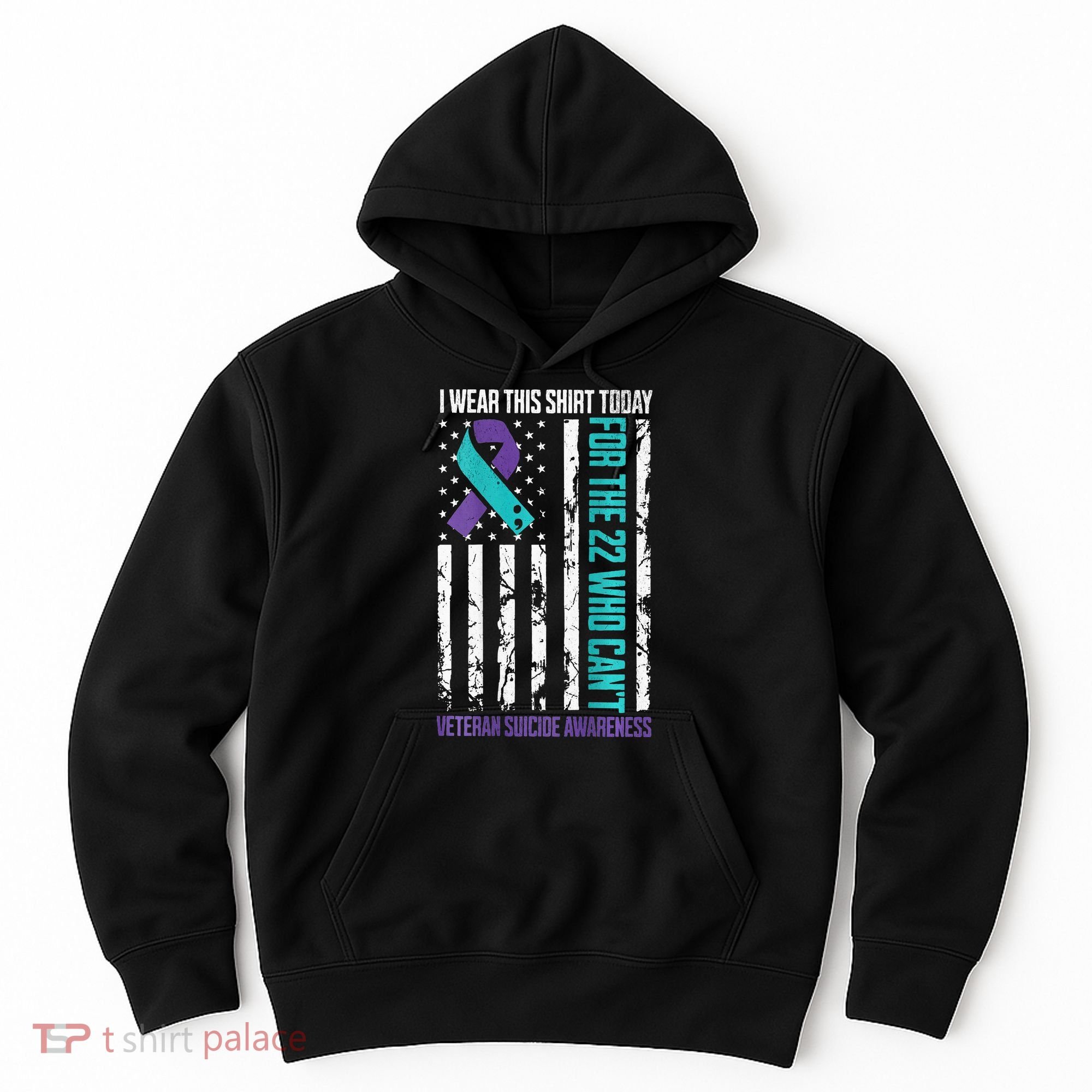 Military Veteran Suicide Awareness Crisis Number Hoodie